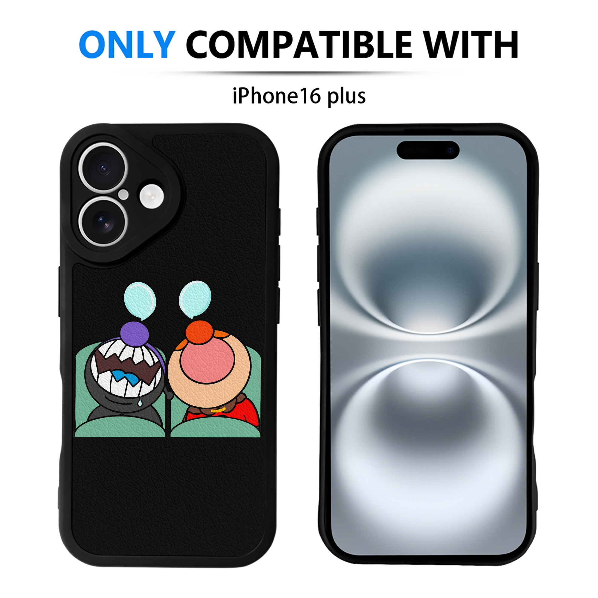 （画像用） アンパンマン Anpanman 【iPhone 16シリーズ対応】シリコンスマホケース（レザー調） 材質：シリコン
